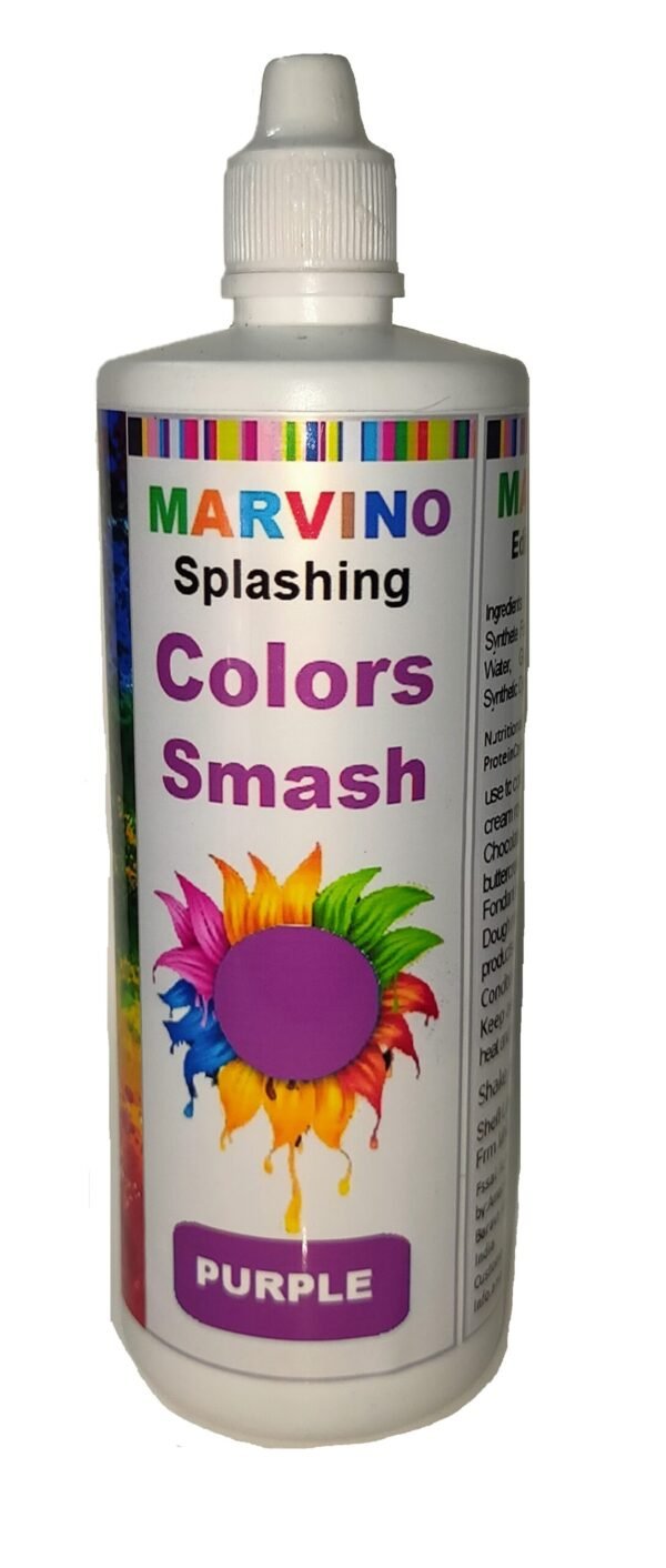 Marvino Splashing Smash Color for Cakes, Whip Cream (Purple)
