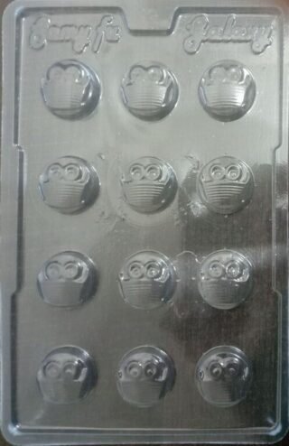 Marvino Plastic Chocolate Mould ( Mask Face )