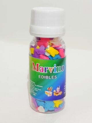 Marvino Edible Butterflies For Cake Pastry Ice cream Sweets Decoration Bottle Pack (1)