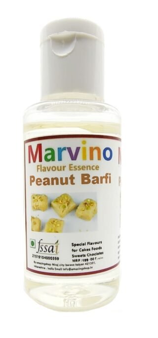 Marvino Peanut barfi Food Flavours Essence for Cakes Whipcream Fondant Sweets Ice-Creams Chocolates Flavoring Syrup