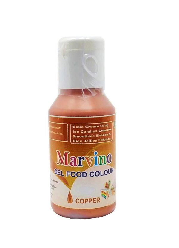 Marvino Edible Concentrated Gel Icing Food Colors (Copper)