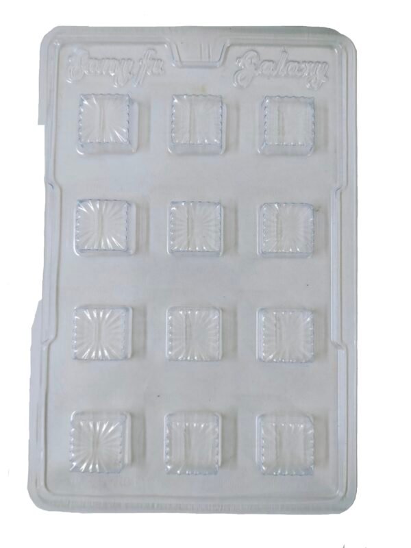 Marvino Plastic Chocolate Mould Design 3 (Square)