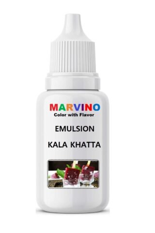 Marvino Emulsion Assorted 20ml Flavored Color for Cakes ice Creams Pastries (KALA KHATTA)