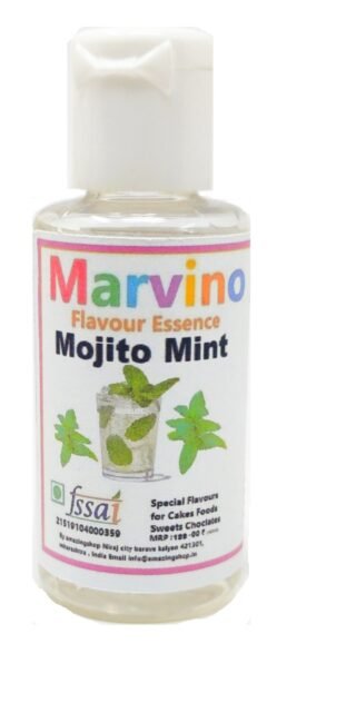 Marvino Majito Mint Flavour Essence Extracts For Cakes Whip-Creams Sweets Chocolates And Icecreams