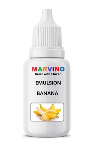 Marvino Emulsion Assorted 20ml Flavored Color for Cakes ice Creams Pastries (BANANA)