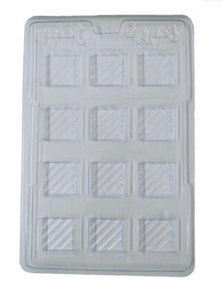 Marvino plastic Chocolate Mould Design (2 Square)