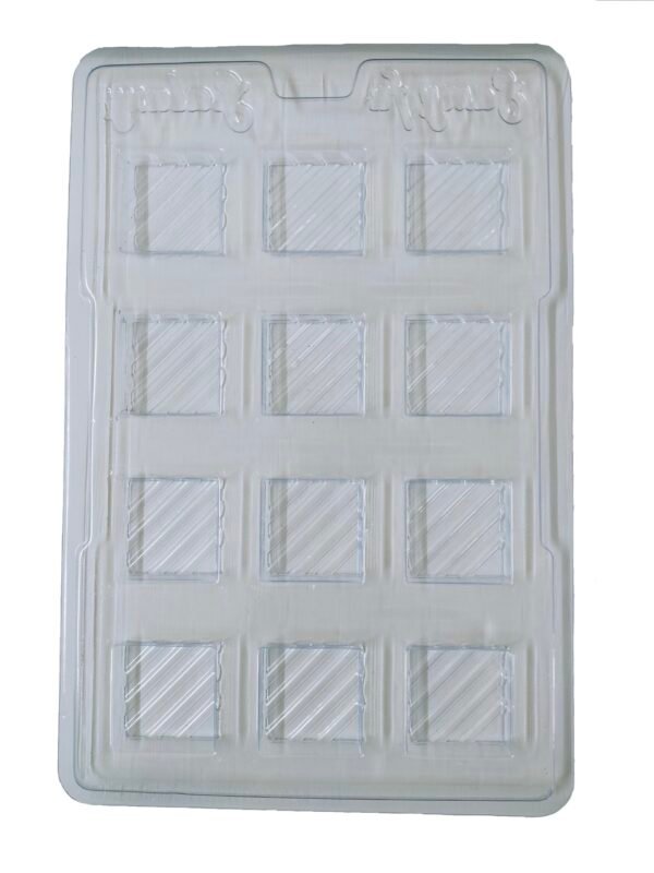 Marvino plastic Chocolate Mould Design (2 Square)