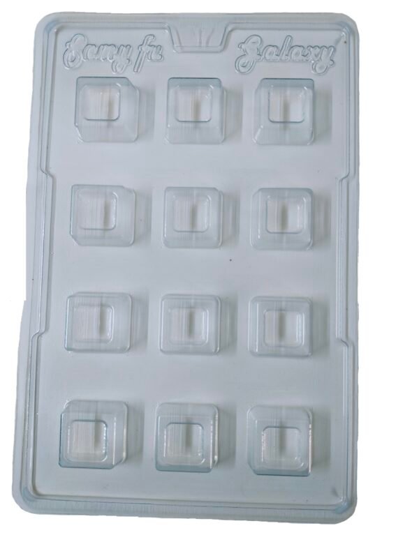 Marvino Chocoalte Plastic Mould Design 1 (Square)