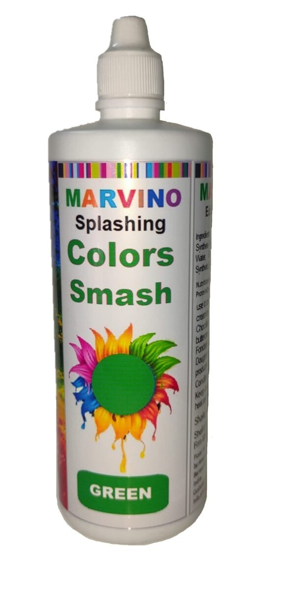 Marvino Splashing Smash Color for Cakes, Whip Cream (Green)