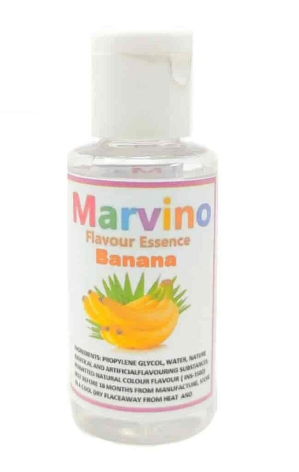 Marvino Banana Flavour Essence Extracts For Cakes Whip-Creams Sweets Chocolates And Icecreams.