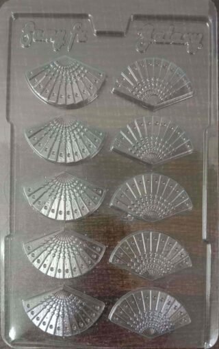 Marvino Plastic chocolate Mould (Fan)