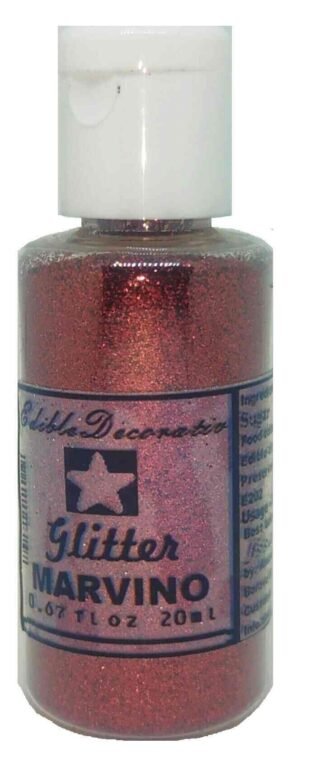 Marvino Edible Glitter for Cakes, Ice Cream, Whipcream, Pastries, Makeup, Art and Craft Copper