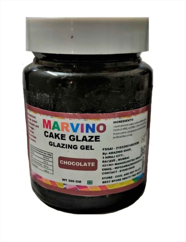 MARVINO CHOCOLATE GLAZE 200 GM