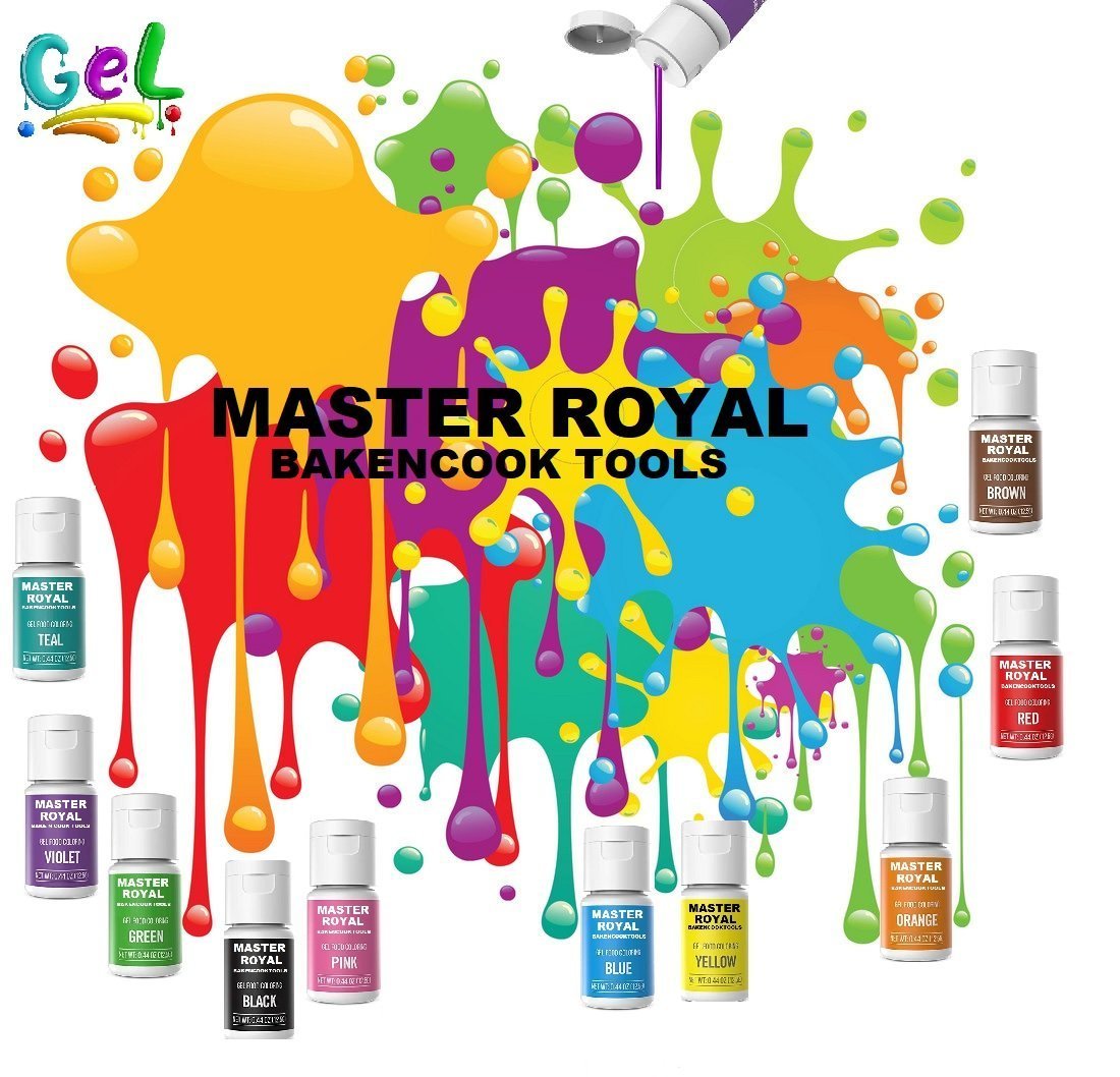 MASTER ROYAL BACKNCOOK TOOLS Concentrated Gel Food Color (10 ) - Image 2