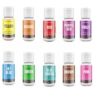 Marvino Color Gel Food Colour Assorted 10
