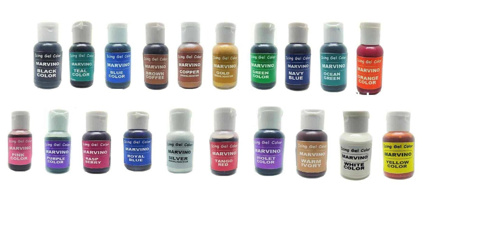 Marvino Special Icing Gel Color Set of 20