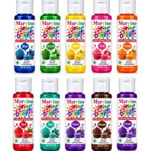 Marvino Color Drops set Of 10 (Food Colors)
