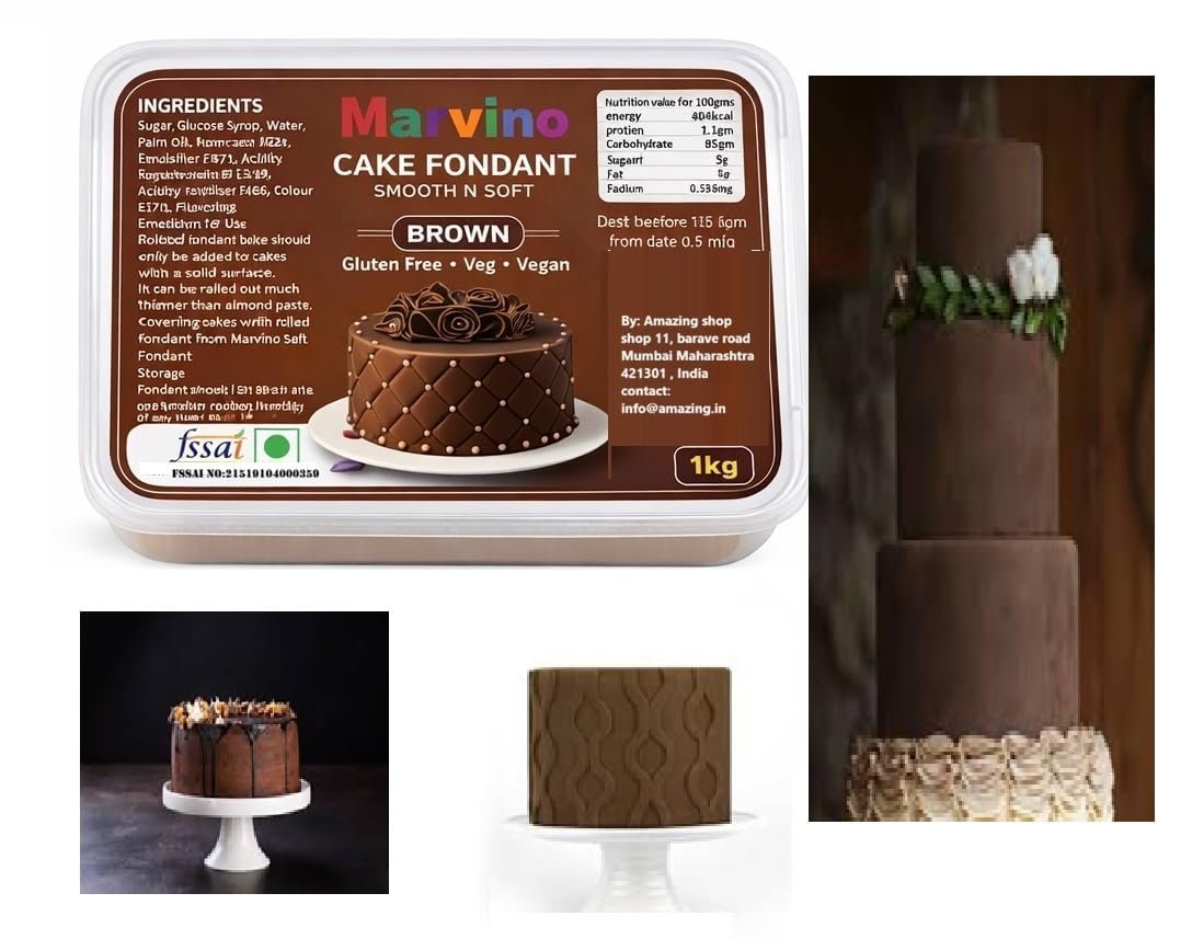 Marvino Cake Fondant Premium 1kg - Image 9