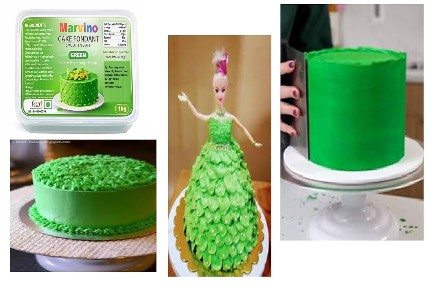 Marvino Cake Fondant Premium 1kg - Image 2