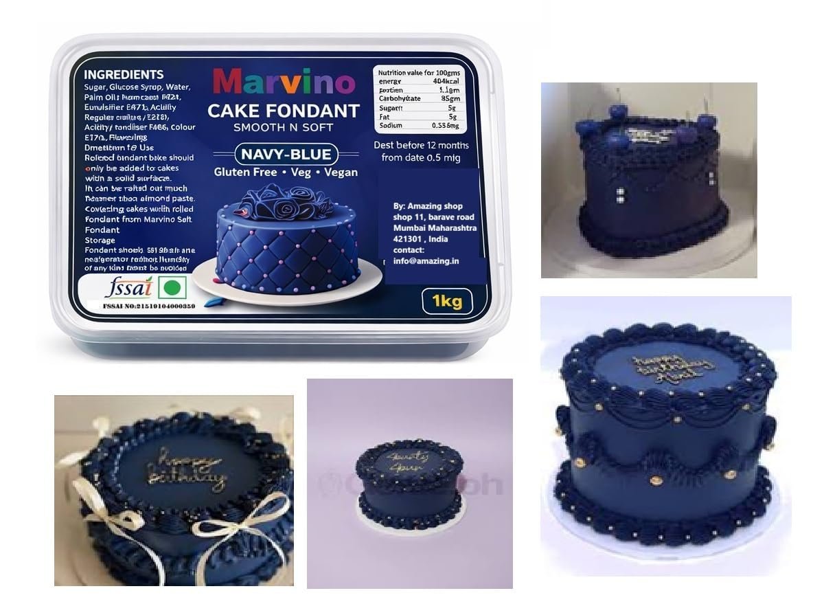 Marvino Cake Fondant Premium 1kg - Image 11