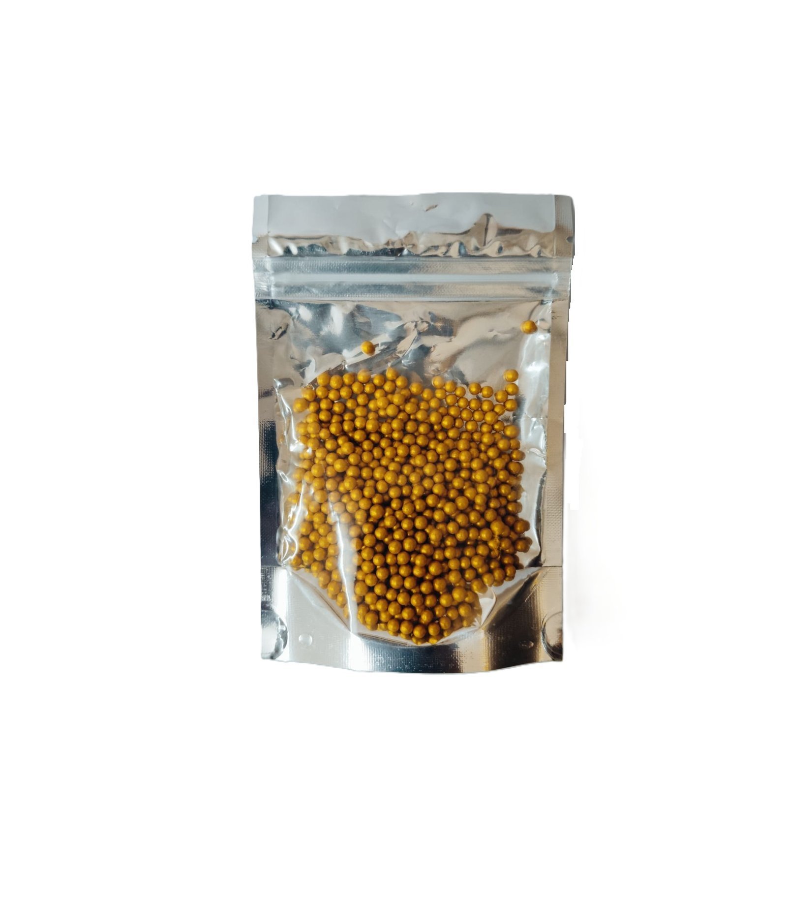 Golden Colored Ball Shaped Sprinkles